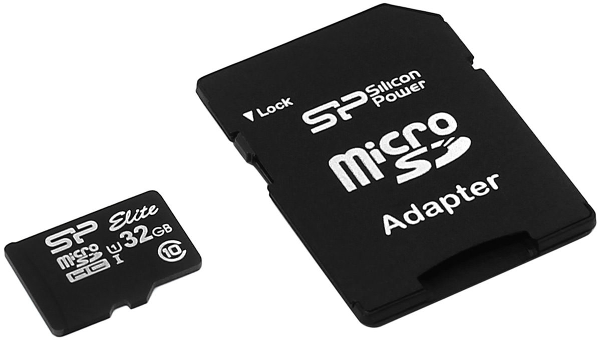 Карта памяти 32gb Silicon Power sp032gbsthdu1v10sp UHS-1 MICROSD card32gb Superior/ class 10 Retail Pack w/ Adaptor