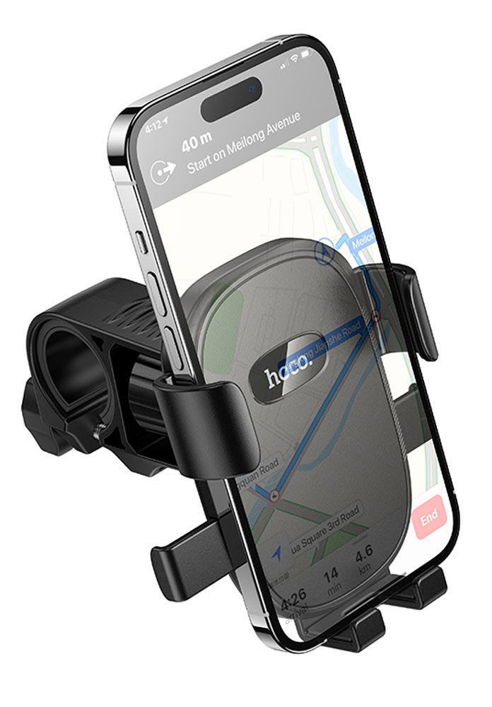 держатель на руль велосипеда или мотоцикла Hoco H85 Knight motorcycle bicycle universal holder black