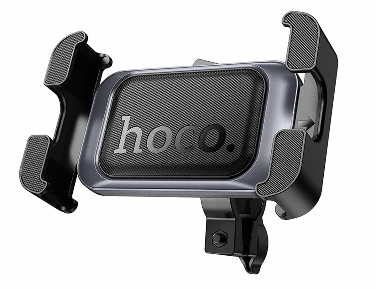 держатель на руль велосипеда или мотоцикла Hoco H82 Vista bicycle Motorcycle Universal holder black metal gray
