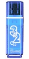 флешка USB SmartBuy Glossy series 32Gb blue