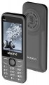 кнопочный телефон с мощным аккумулятором Maxvi P12 grey