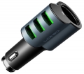 автомобильное зарядное устройство LDNIO АЗУ CM11 3USB*5,1A + micro USB cable black