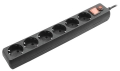 сетевой фильтр Гарнизон EH-6 1,8 м/6 розеток черный