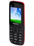 мобильный телефон Maxvi C22 black-red