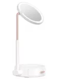настольное зеркало с подсветкой Baseus Smart Beauty Series Lighted Makeup Mirror with Storage Box white