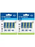 аккумуляторы Westinghouse 2400 mAh  R6/AA 8шт. 