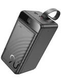 портативный аккумулятор повербанк Hoco J123D Element 22.5W+PD20W compatible power bank(90000mAh) black