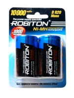 аккумулятор Robiton 10000 mAh R20/D-2BL