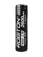 аккумулятор Robiton 18650 Li-Ion 2600 mAh, защищённый