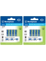 аккумуляторы Westinghouse 1000 mAh  R03/AAA 8шт.