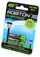 аккумулятор для садового светильника Robiton 400 mAh Solar R03/AAA-2BL
