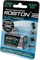 аккумулятор 9V Robiton RTU270MH 6F22/Крона-1BL