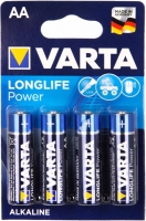 батарейки (4 шт.) Varta LR6/AA LONGLIFE Power-4BL