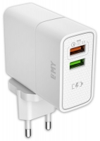 зарядное устройство для путешествий EMY MY-A501Q QC3.0 + кабель USB - micro USB