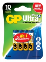 батарейки (4 шт.) GP Ultra Plus LR03/AAA-BL4