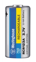 аккумулятор Westinghouse RCR123A 3,7V 750mAh без защиты