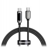 кабель для быстрой зарядки Baseus Display Fast Charging Data Cable Type-C to Type-C 100W 1m