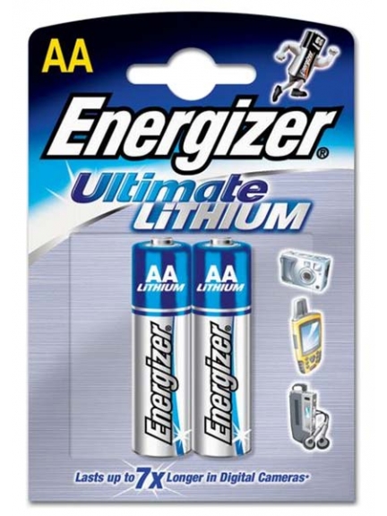 батарейки (2 шт.) Energizer LR6/L91/AA Lithium-2BL