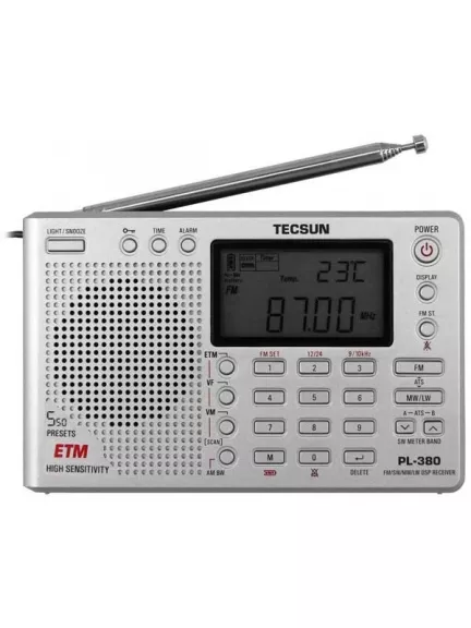 цифровой радиоприемник с хорошим приемом Tecsun PL-380 (export version)