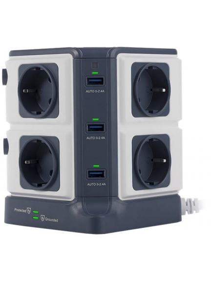 сетевой фильтр Bestek EU power strip MRJ8401