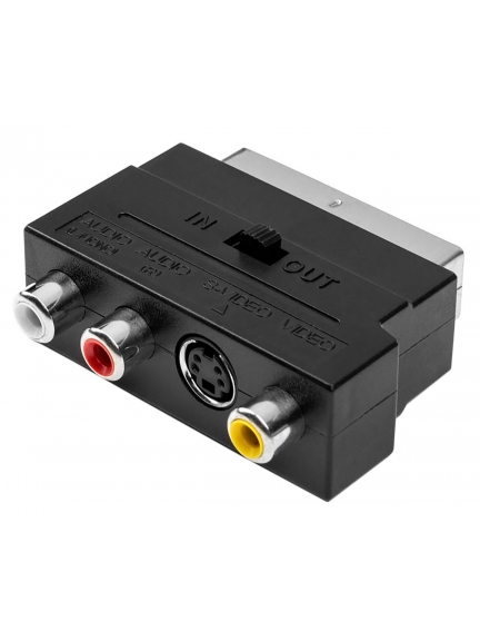 переходник ATcom SCART to 3RCA+SVHS