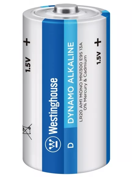 батарейка Westinghouse LR20/D Dynamo Alkaline-PB6