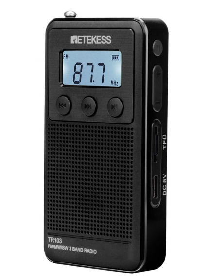 цифровой карманный мини радиоприемник Retekess TR103