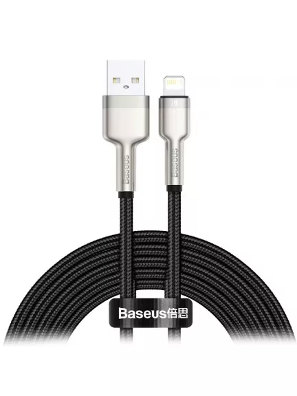 кабель передачи данных Baseus Cafule Series Metal Data Cable USB to IP 2.4A 2m