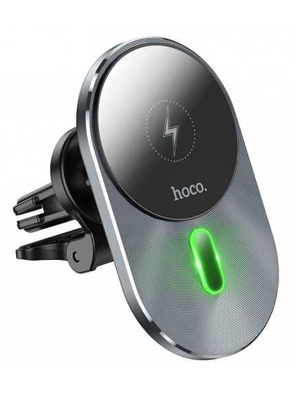 магнитный держатель с беспроводной зарядкой Hoco CA91 Magic magnetic wireless fast charging car holder