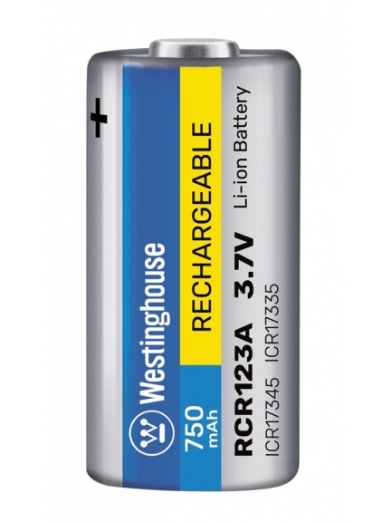 аккумулятор Westinghouse RCR123A 3,7V 750mAh без защиты