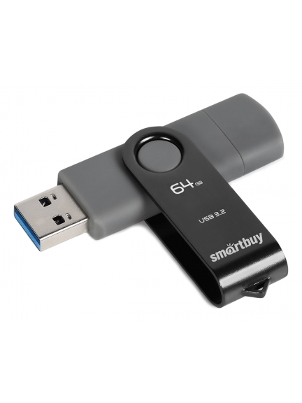 флешка USB SmartBuy Twist Dual Type-C/Type-A 64GB 3.1