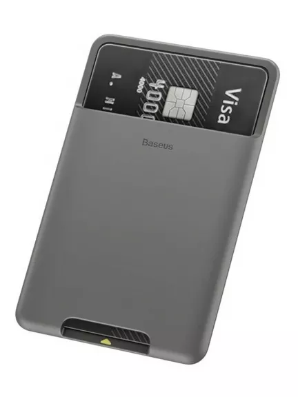 чехол для банковской карты на телефон Baseus Back stick silicone card bag