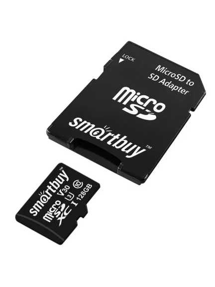 карта памяти SmartBuy 128GB microSDXC Class10 U3