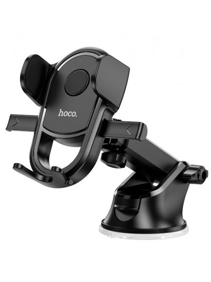 держатель на присоске в машину Hoco H5 Integrity one-key car holder (center console)