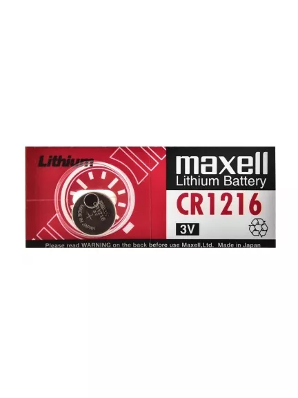 литиевая часовая батарейка Maxell CR1216-5BL