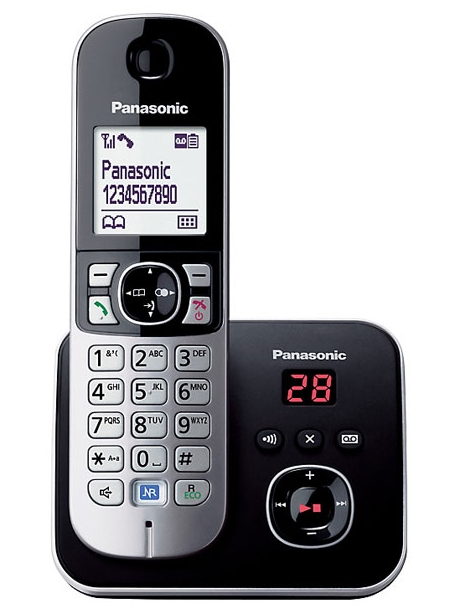 радиотелефон DECT Panasonic KX-TG6821RU black