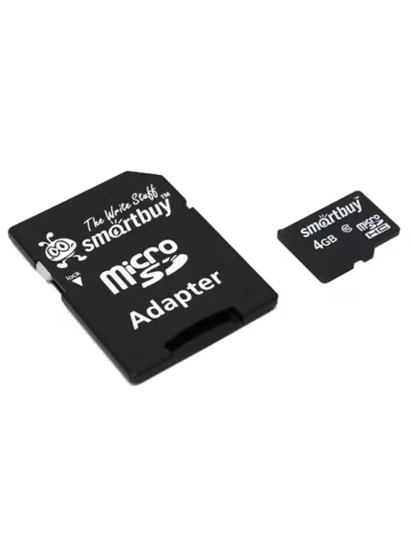 карта памяти SmartBuy 4Gb microSDHC Class 10 