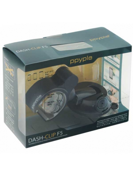автомобильный держатель Ppyple Dash-Clip F5 black