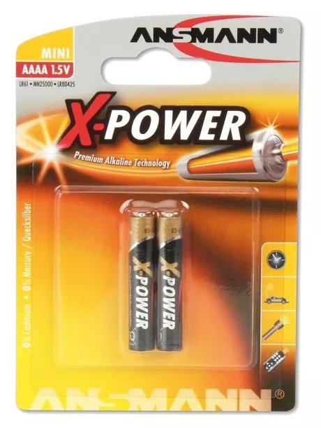 батарейки (2 шт.) Ansmann 25A/AAAA-2BL 