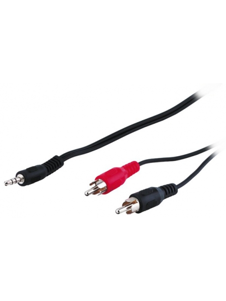 кабель межблочный Gembird 3.5mm>2xRCA 20.0m (M/M) CCA-458 