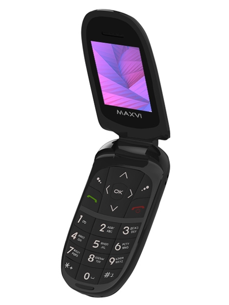 мобильный телефон Maxvi E1 black