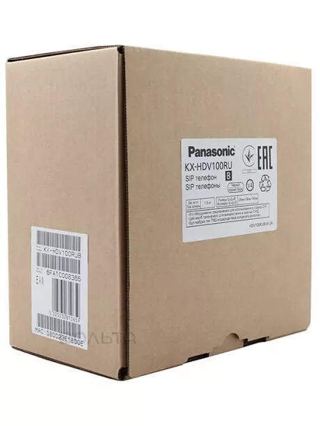 VoIP телефон Panasonic KX-HDV100RU black