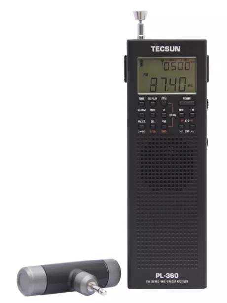 Портативный радиоприемник Tecsun PL-360 (export version) black