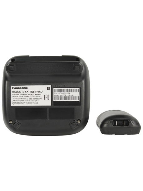 радиотелефон DECT Panasonic KX-TGE110RU black
