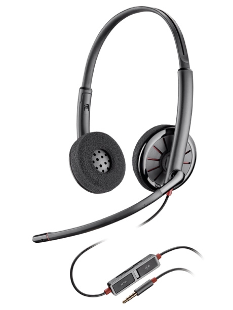 Гарнитура для ноутбука и смартфона Plantronics BlackWire C225 