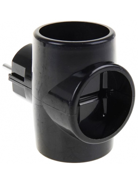 тройник электрический BLACKMOR ST312 3T черный