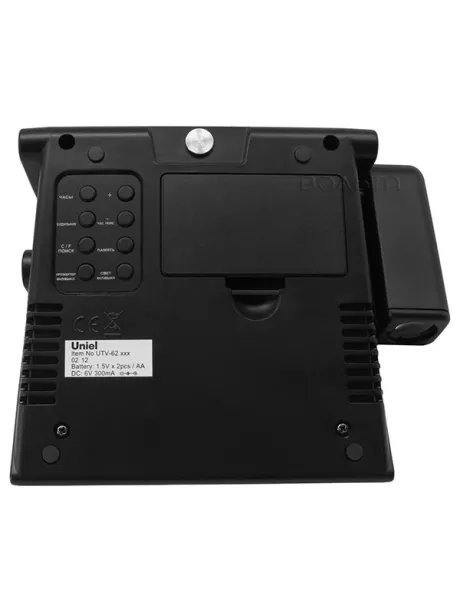 метеостанция цифровая Uniel UTV-62 black