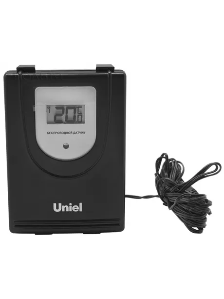 метеостанция цифровая Uniel UTV-62 black