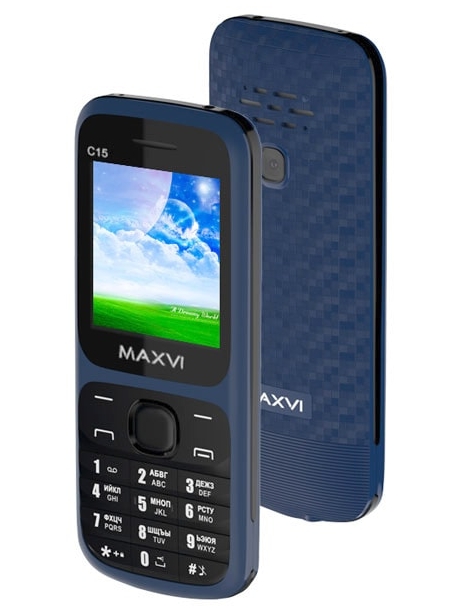 мобильный телефон Maxvi C15 marengo-black