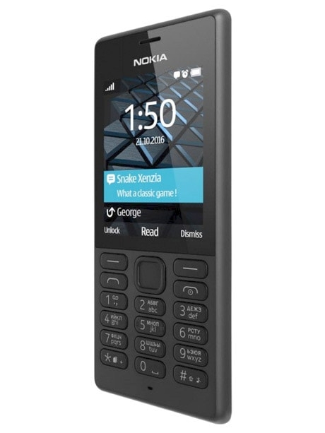 кнопочный телефон с мощным аккумулятором Nokia 150 Dual black